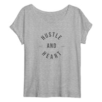 HUSTLE & HEART Flowy Women's T-Shirt