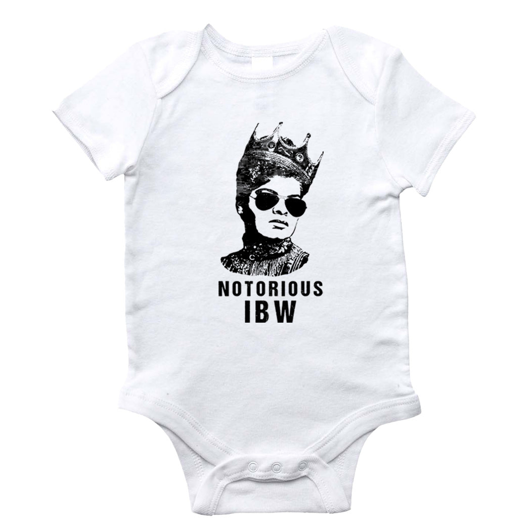 NOTORIOUS IBW  Onesie (White)