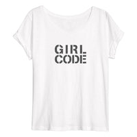 GIRL CODE Flowy Women's T-Shirt