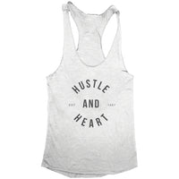 HUSTLE & HEART Women's Racerback