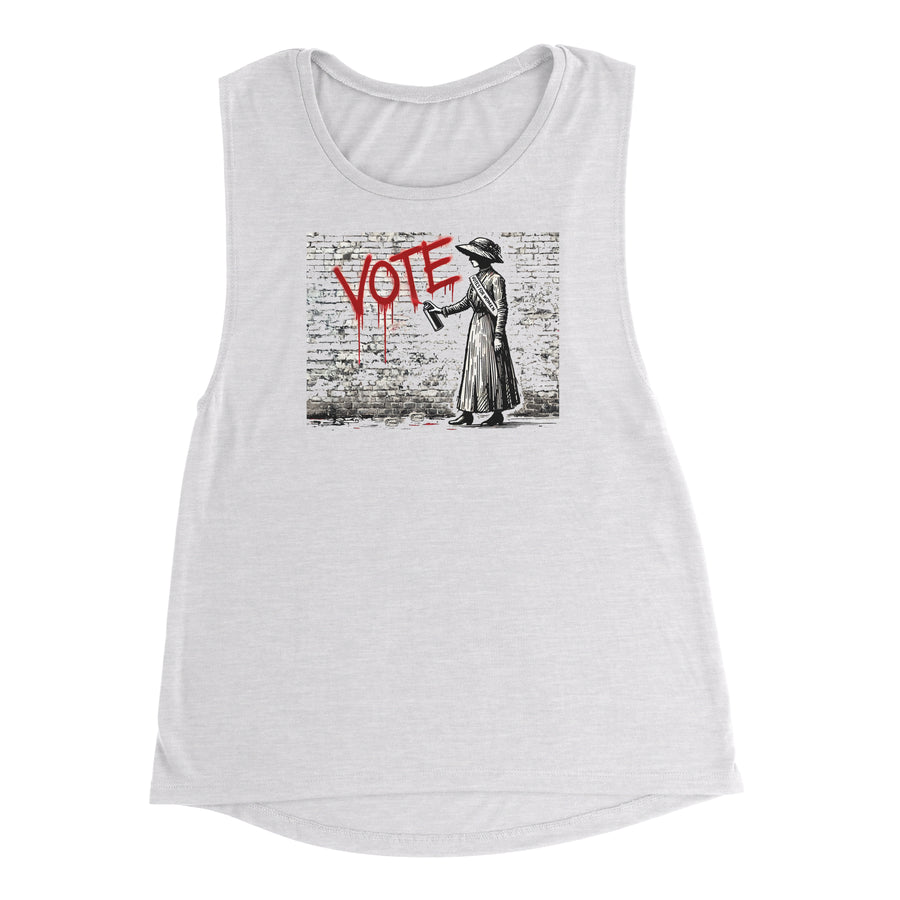 VOTES FOR WOMEN Women's Flowy Muscle