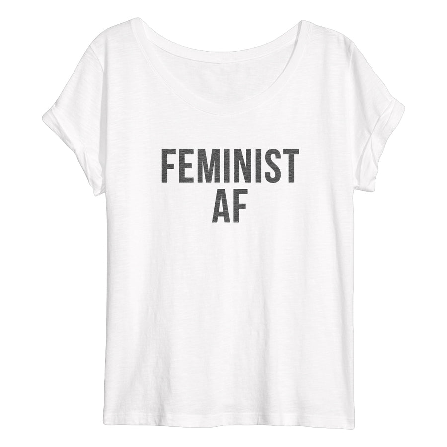 FEMINIST AF Flowy Women's T-Shirt