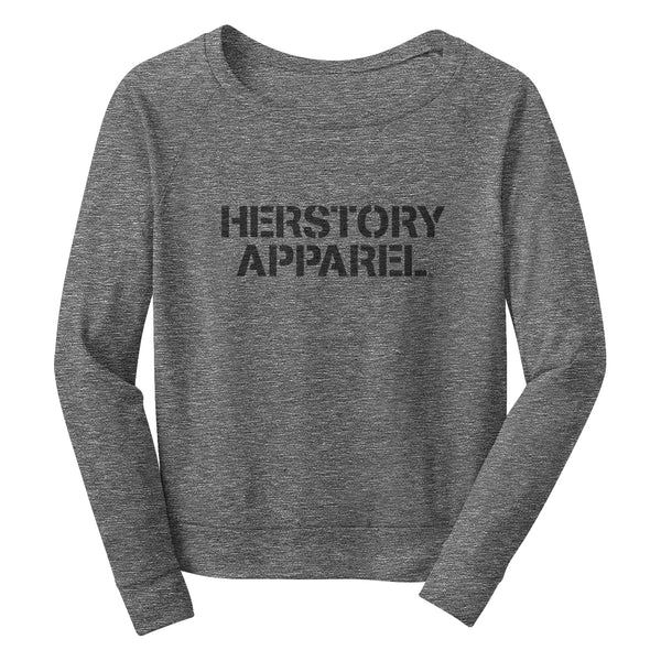 HERSTORY APPAREL Wide Neck Sweatshirt