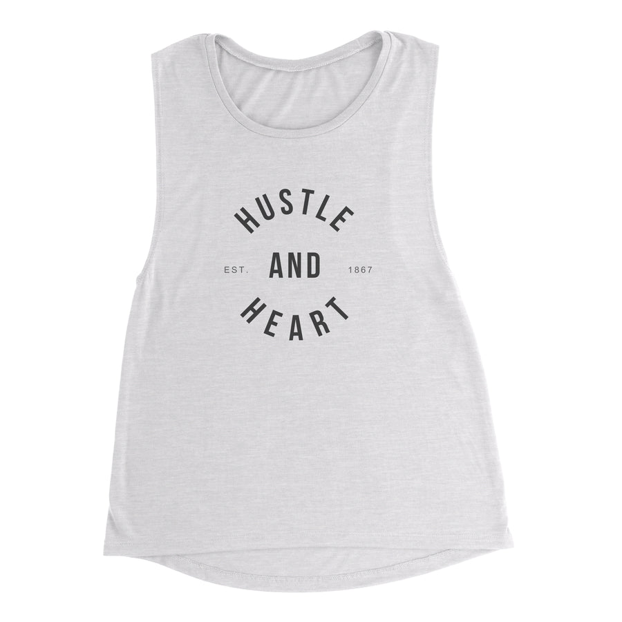 HUSTLE & HEART Women's Flowy Muscle