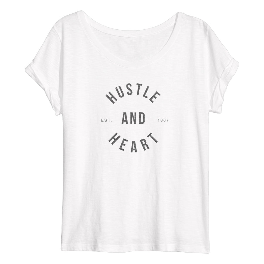 HUSTLE & HEART Flowy Women's T-Shirt