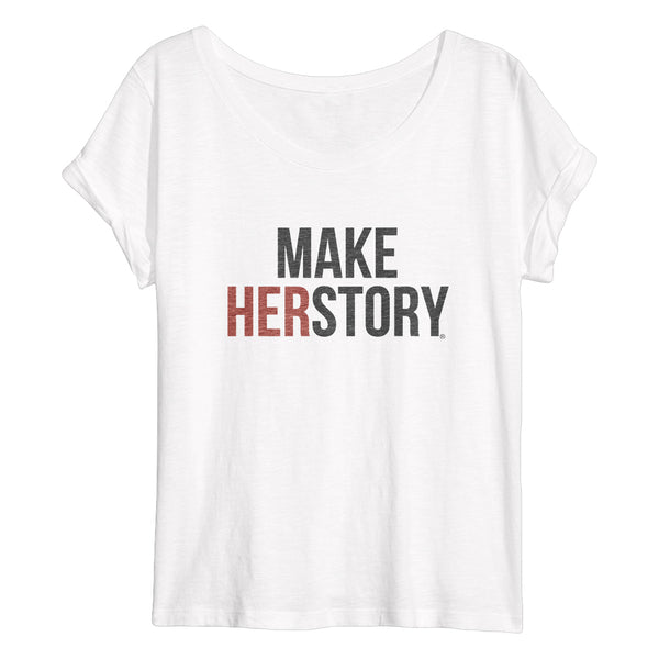 MAKE HERSTORY® Flowy Women's T-Shirt