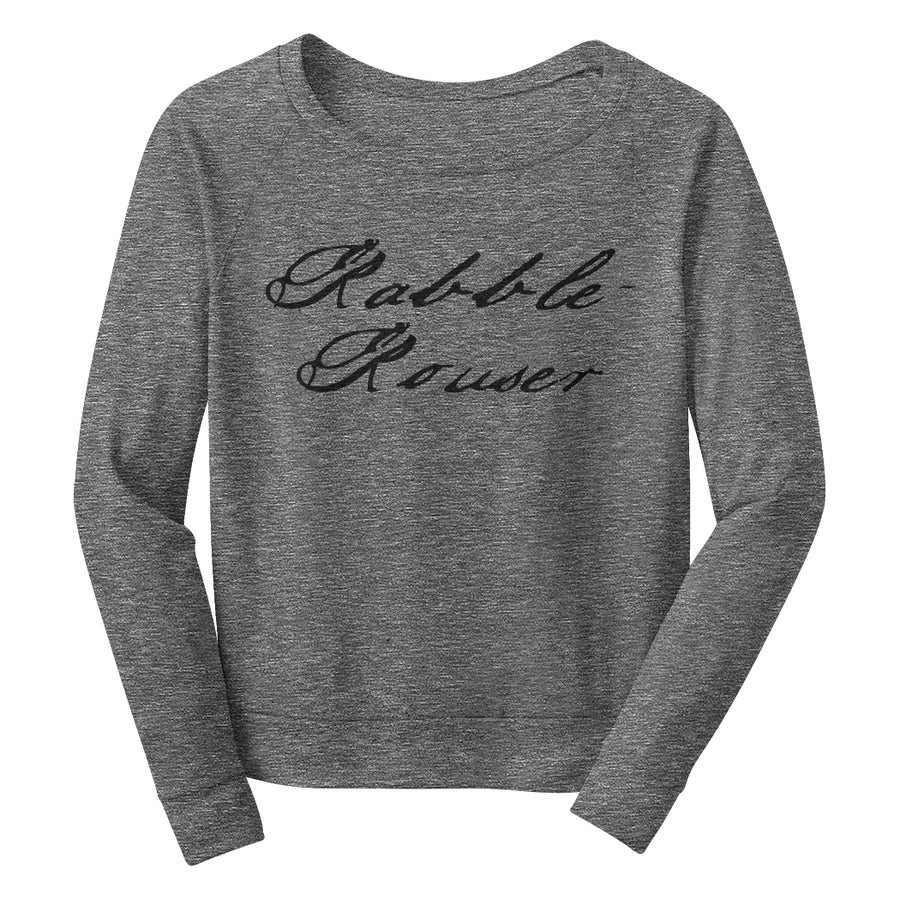 RABBLE ROUSER Wide Neck Sweatshirt